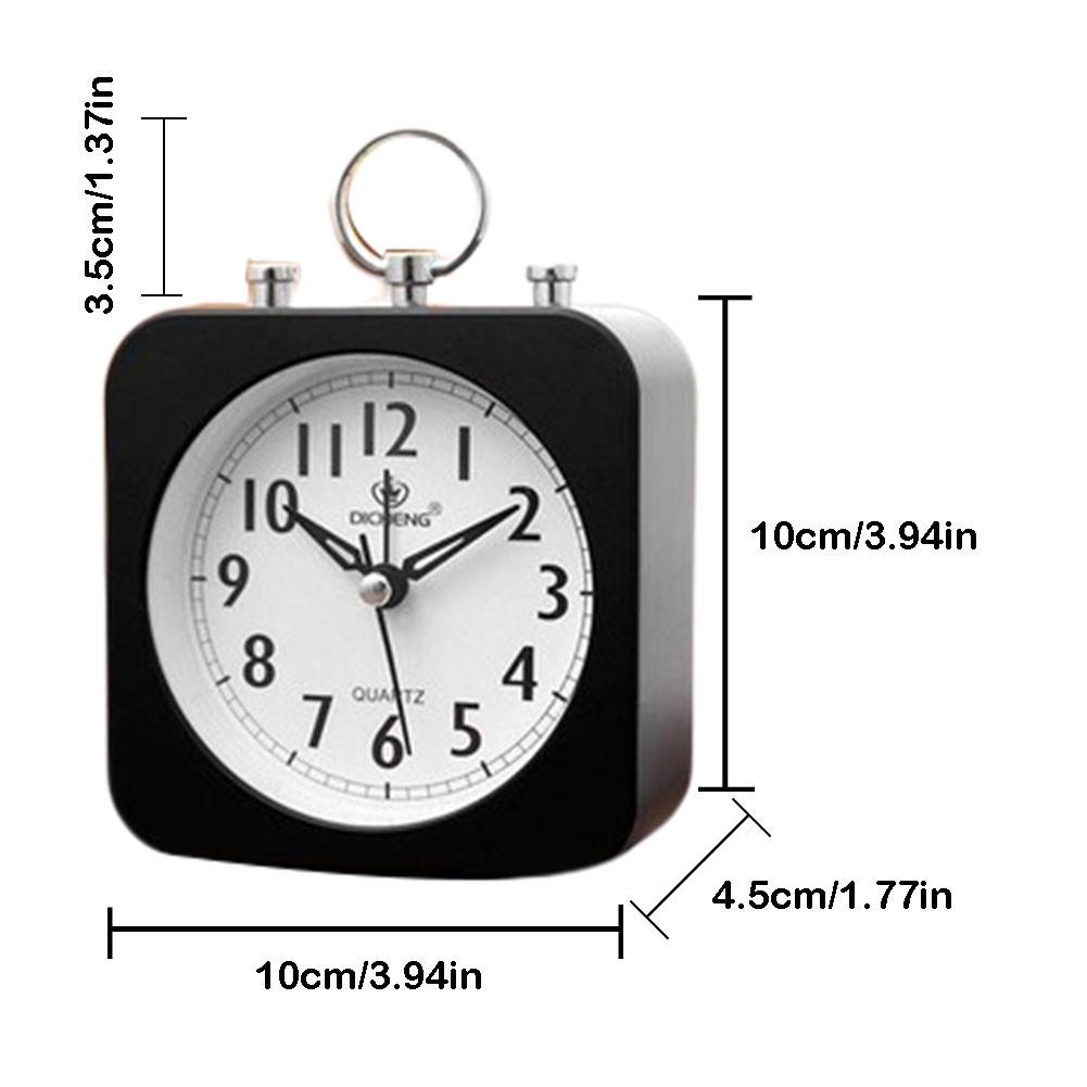 Silent Alarm Clock Non Ticking Deck Clock With Cute Candy For Kids And Elder