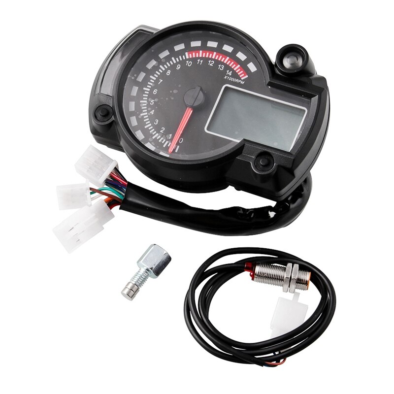 Motorcycle Digital Light LCD Speedometer Odometer ... – Vicedeal