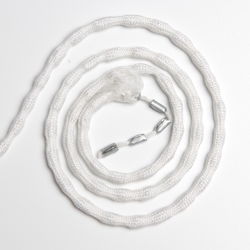 Atacado corda de chumbo diy cortina fio de algodão branco corda na parte inferior do tule torná-lo cortinas acessórios cortina cp135t: 27m