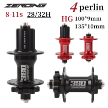 Nulstelling Bike Hubs 350 4 Lager Disc Kaart Brake Mtb Mountainbike Hub Lager Voor/Achter Fiets Hubs 28 32 Gaten 8/9/10/11 Snelheid