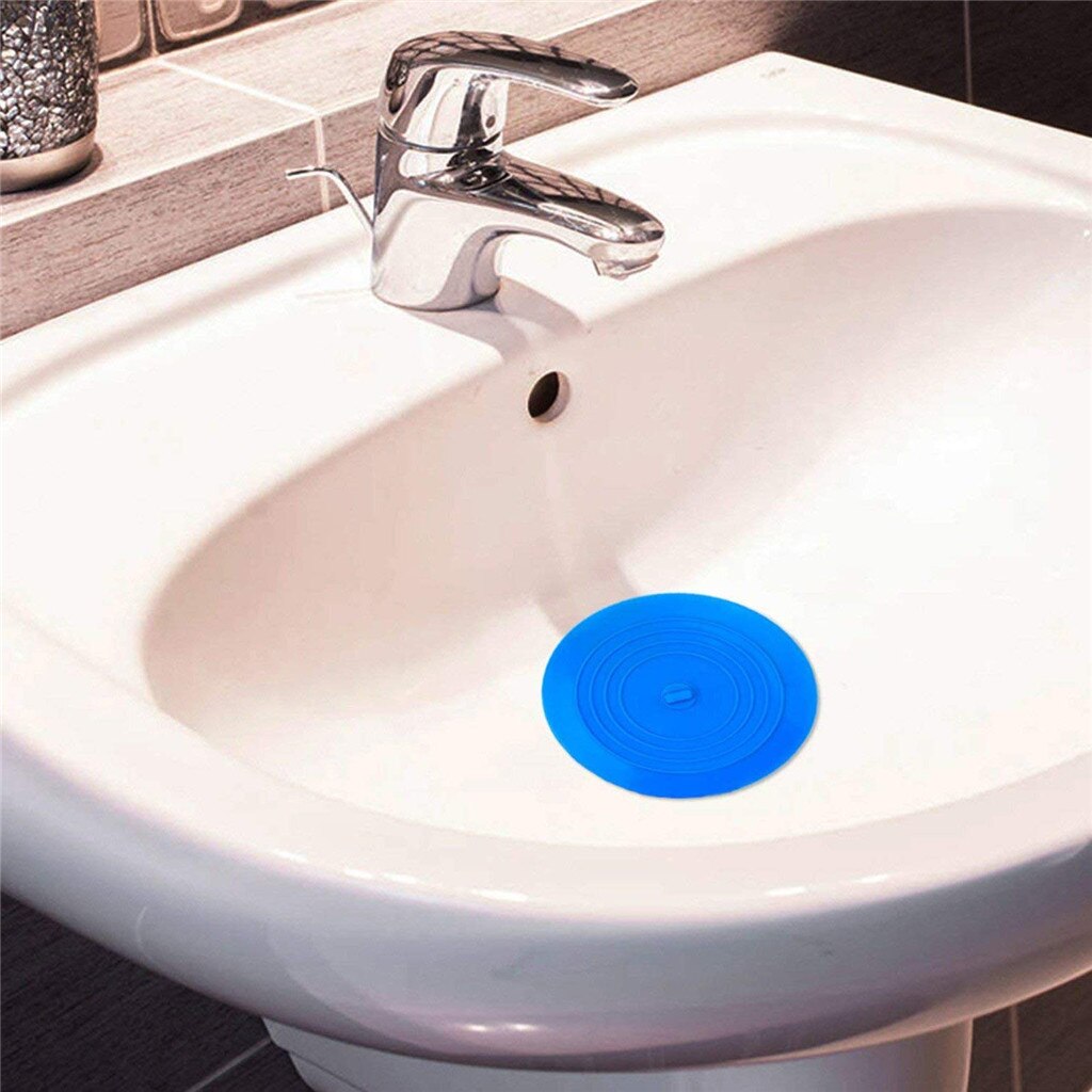 6 Inch Large Silicone Tub Stopper Bathtub Stopper Drain Plug Sinks Hair Stopper Flat Cover Bathroom Accessories