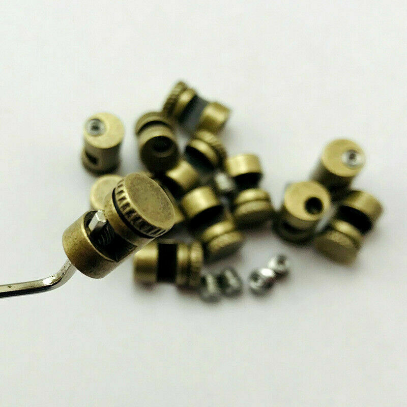 1set Messing Drukknop Schroef Wrench Duim Stud Messing Voor Buck 110 Mes Schroef Drukknop Removal Tools