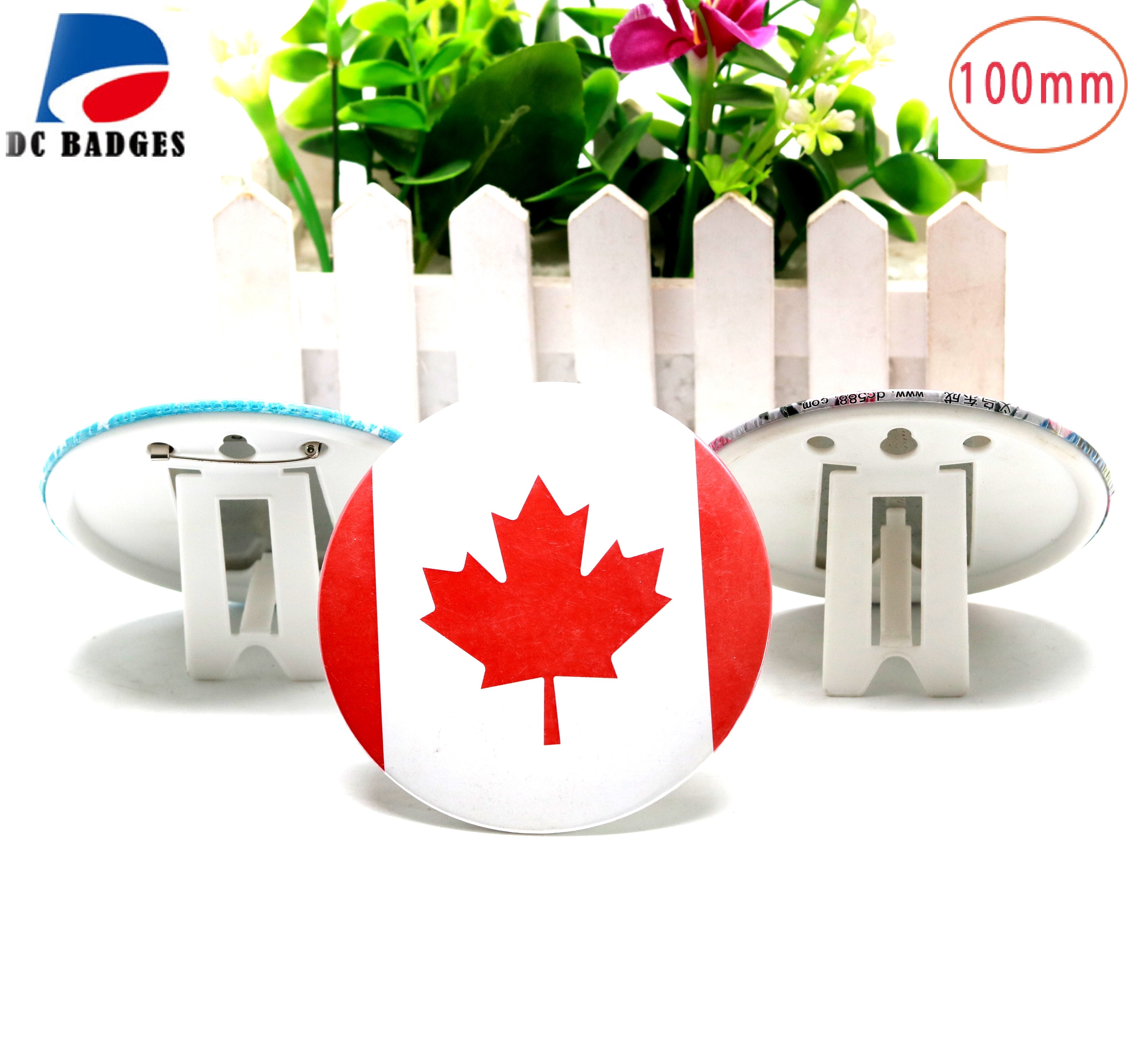 200 sets VAN 100MM Blank Knop Badge Fotolijst materiaal, DIY foto staner nodig Grote Knop Machine Maken