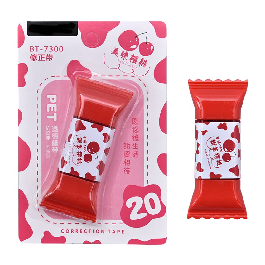 Sweet Candy Shape Correction Tape Students Corrector Stationery School Supplies Kids Correcting Tape 3.5M*5mm