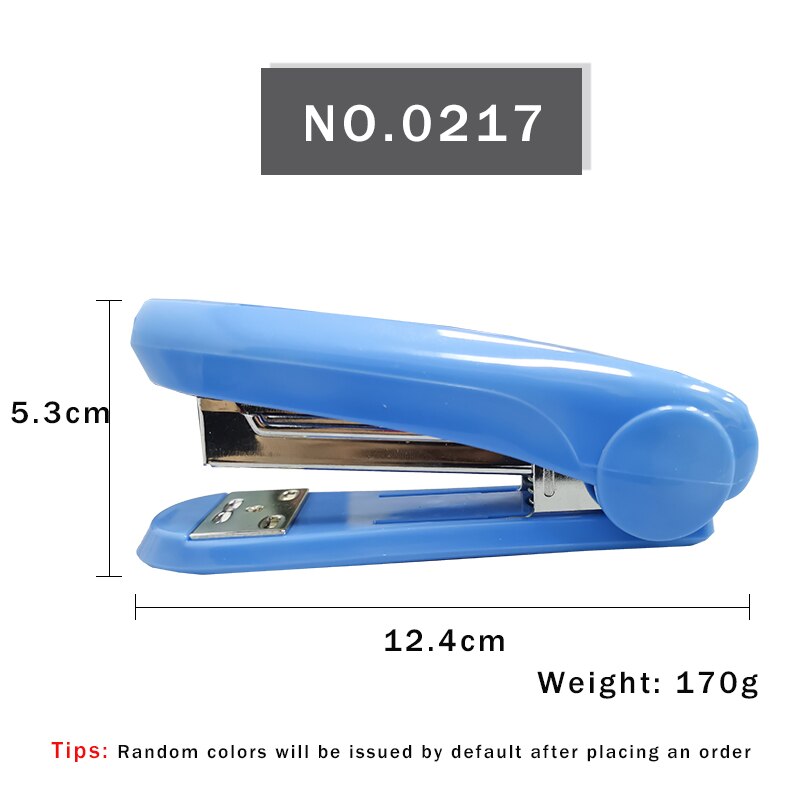 Huapuda Manual Metal Standard Stapler Hand Operated Stapler Staple Labor-saving/Effortless School/Home/Office Stapler Stationery: Any-color-0217