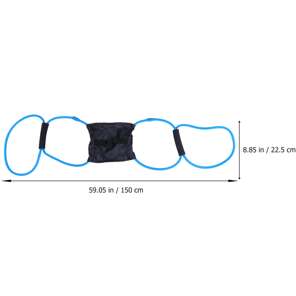 Lanzador de globos de agua para niños, Cañón de cañón, juguete de exterior para niños (línea verde, longitud 1,5 metros)