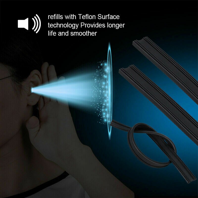 10pc Cars Bus Rubber Universal Frameless Windshield Wipers Blade Refill 28' Universal Windscreen Windscreen Washer