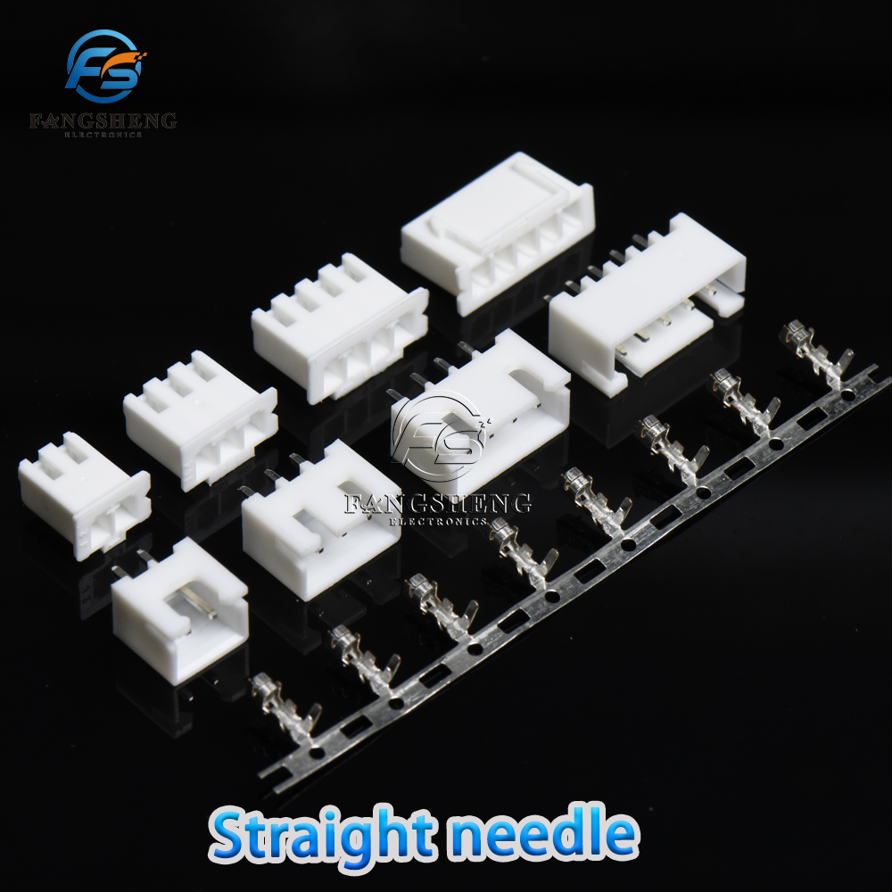 20 Kits XH2.54mm 2/3/4/5/6/7/8/9/10/12pin Terminals Plastic Shell Male Plug + Female Socket Wire Connector Jst 2.54mm: army green / 6p