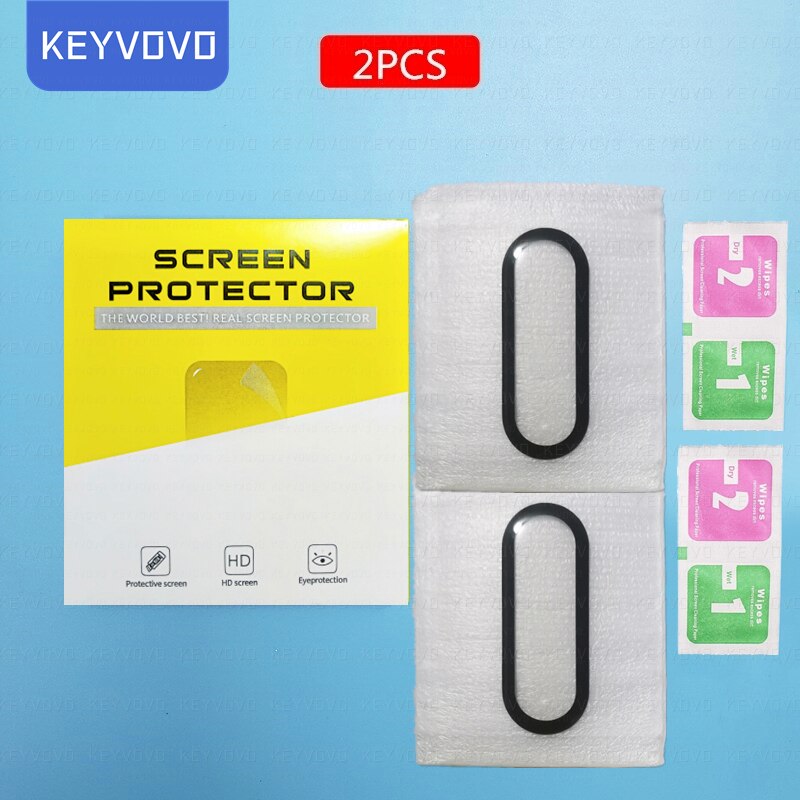 10D szkło ochronne dla Xiaomi Mi Band 6 5 4 Screen Protector dla Miband 6 5 4 Smart Watchband 4 band5 miękki Film 1/2/3/5 sztuk: 2PCS / For Mi Band 5