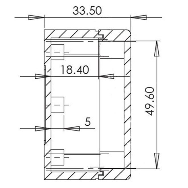 Contenitore per strumenti in plastica impermeabile da 5 pezzi contenitore fai-da-te-83x58x33mm(L * W * H) nuovo