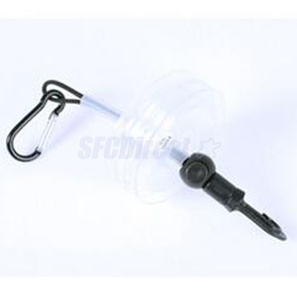 Plastikowy uchwyt wędkarski uchwyt szpuli latać Wędkarstwo Tippet uchwyt z karabińczykiem narzędzie walki 16.5cm