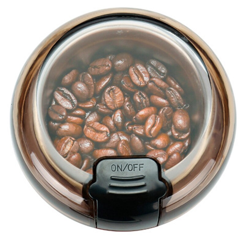Portable Mini Grinder Home Electric Coffee Machine Powder Machine(Eu Plug)