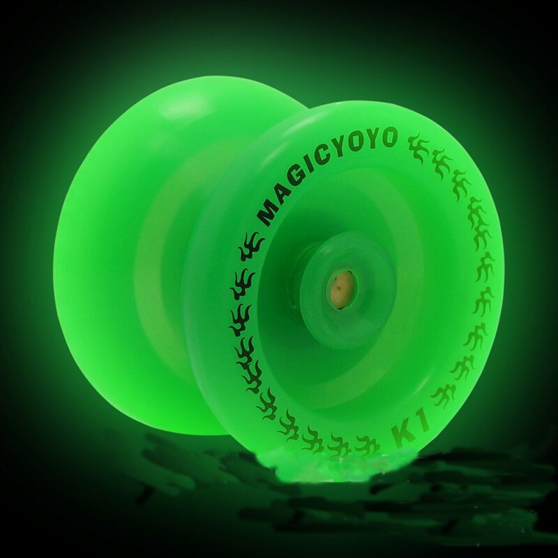 Giocattolo per bambini originale MAGIC YOYO K1 classico resistente alla caduta facile da usare yo-yo con corda in puro poliestere di qualità: Luminous