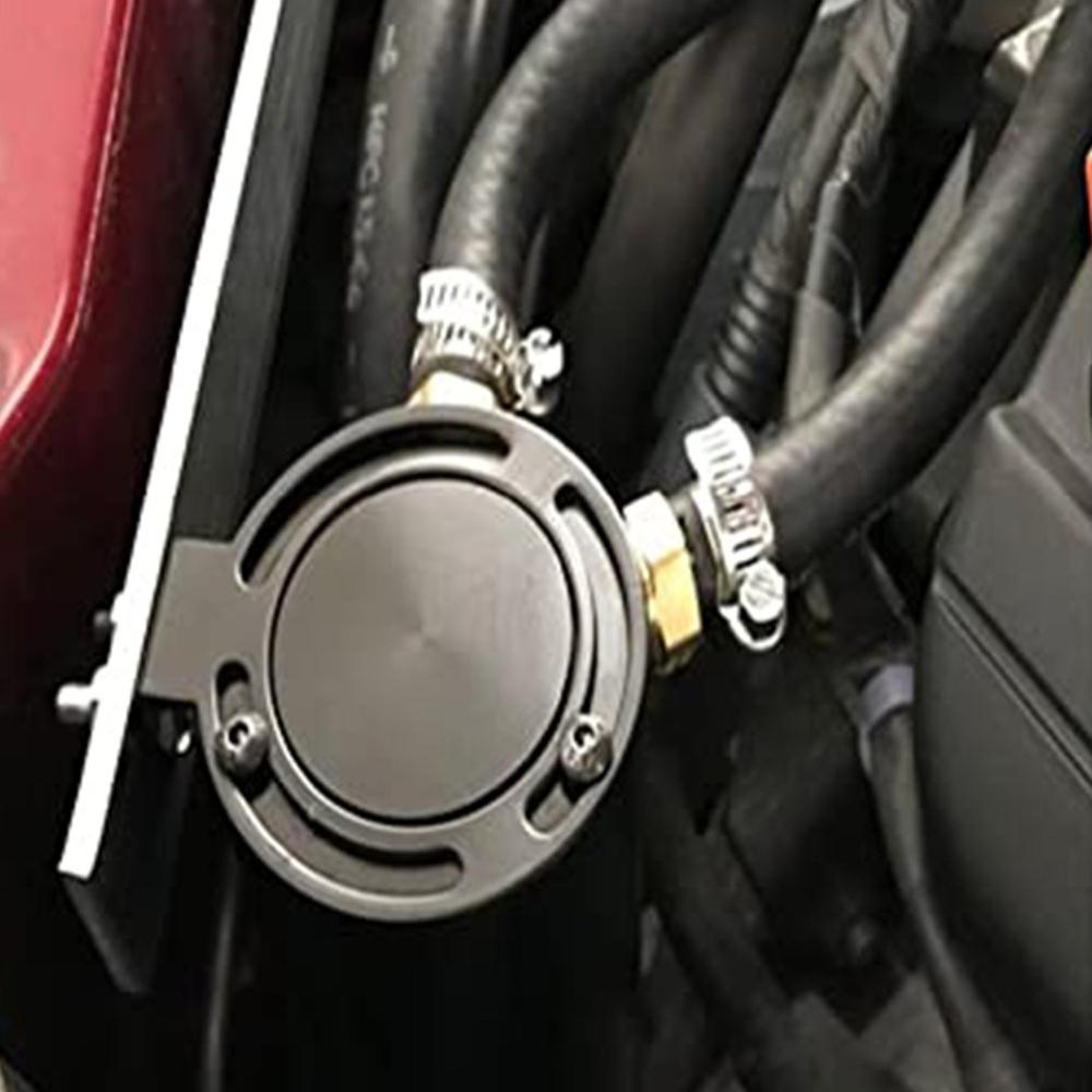 Oil Storage Tank Universal Motor Fuel Tank Engine Air Oil Separator Fuel Tank Aluminum Twin-cylinder Polished Baffle