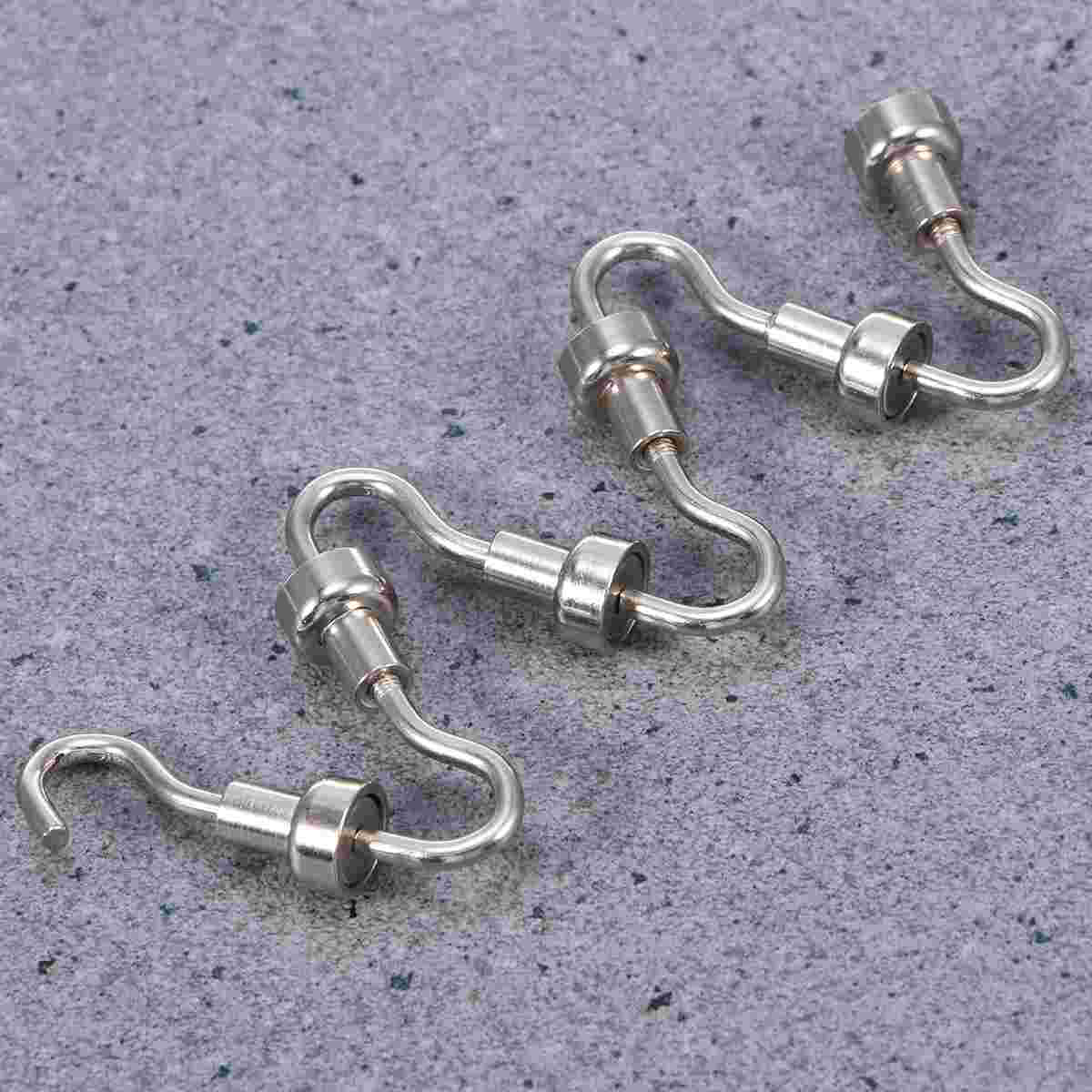 6 Pcs Heavy Duty Strong Magnetic Hooks for Storage and Organization Home Kitchen Accessories （D10）