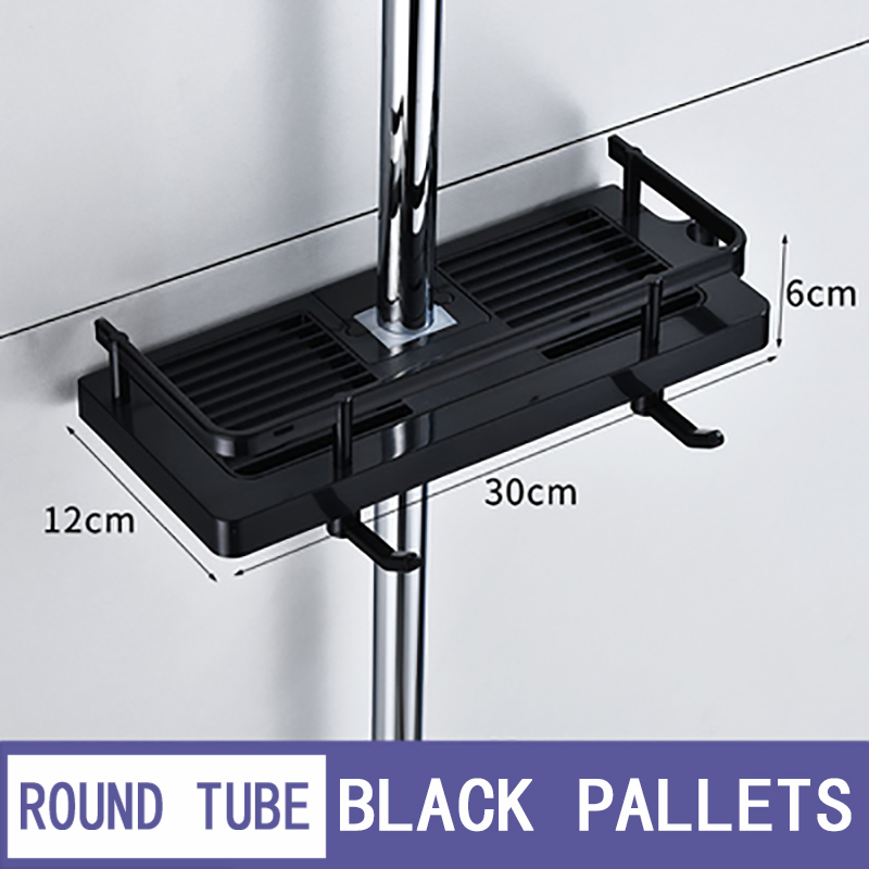 Wall Household Item Bathroom Shower Holder Rack Organizer Bathroom Shelf Shampoo Tray Stand No Drilling Floating Shelf for Shelf: Yellow