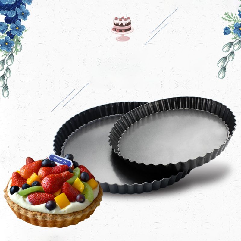 4/6/8 Inch Non Stick Pie Pizza Cake Pan Tart Mold Removable Bottom Baking Pastry Mould Round Bakeware