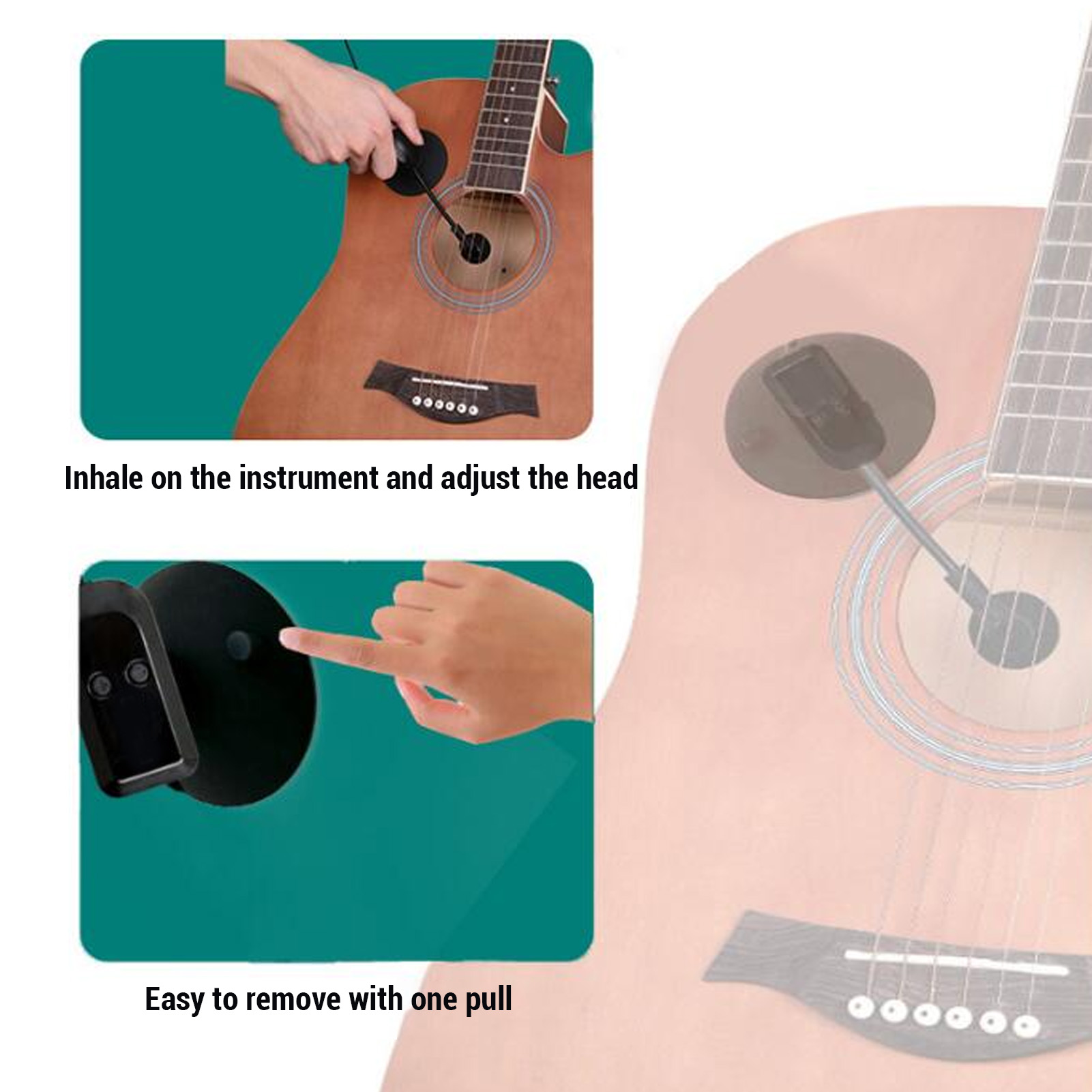 Sistema de micrófono para instrumentos, reducción de ruido, doble blindaje, 2,4G, inalámbrico, captador de instrumentos, micrófono ajustable para violín