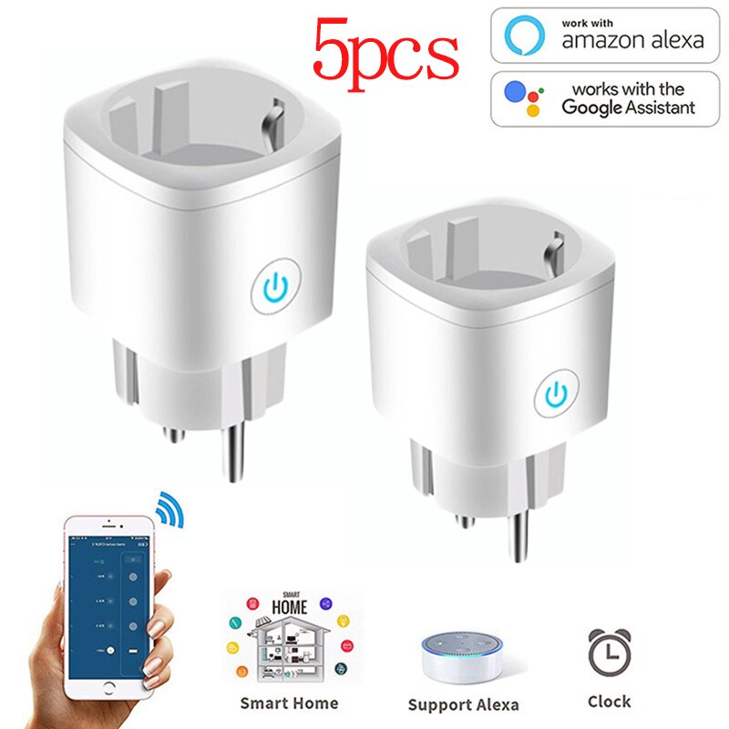 Smart Socket Wifi Smart Plug Eu 16A Adapter Stopco... – Vicedeal