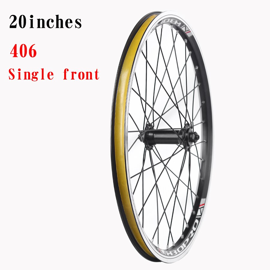 20inch Folding Bike Wheel Rims 451 406 Aluminum alloy RM30 100/135mm 2bearing Wheelset V brake 32H 7-10speed Bicycle wheels: 406 front 7S