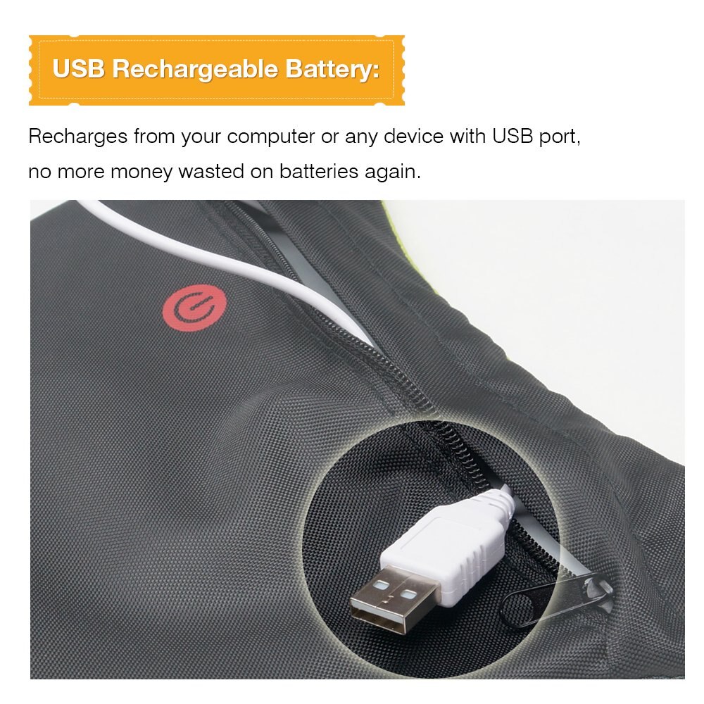 Cycling Vest 5 LED Signal Outdoor Safety Light Indicator Remote Control LED Bike Lights Bicycle Vest for Hiking Riding Climbing