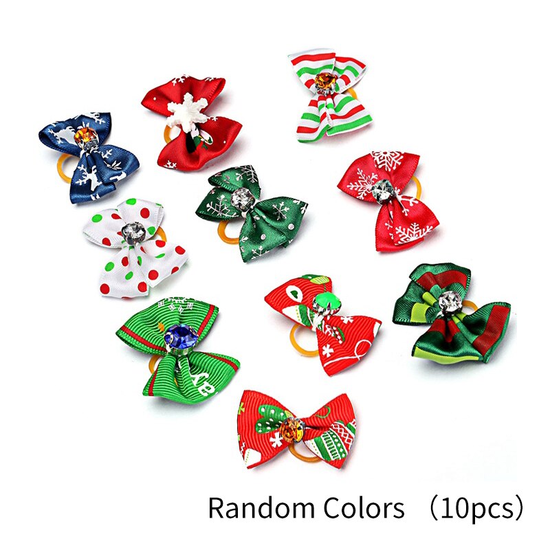 10Pcs Haustier Hund Haar Clips Hund Pflege Zubehör Haustiere Haar Clips Hund Welpen Katze Nette Haar Bowknot Pet liefert: Style 3