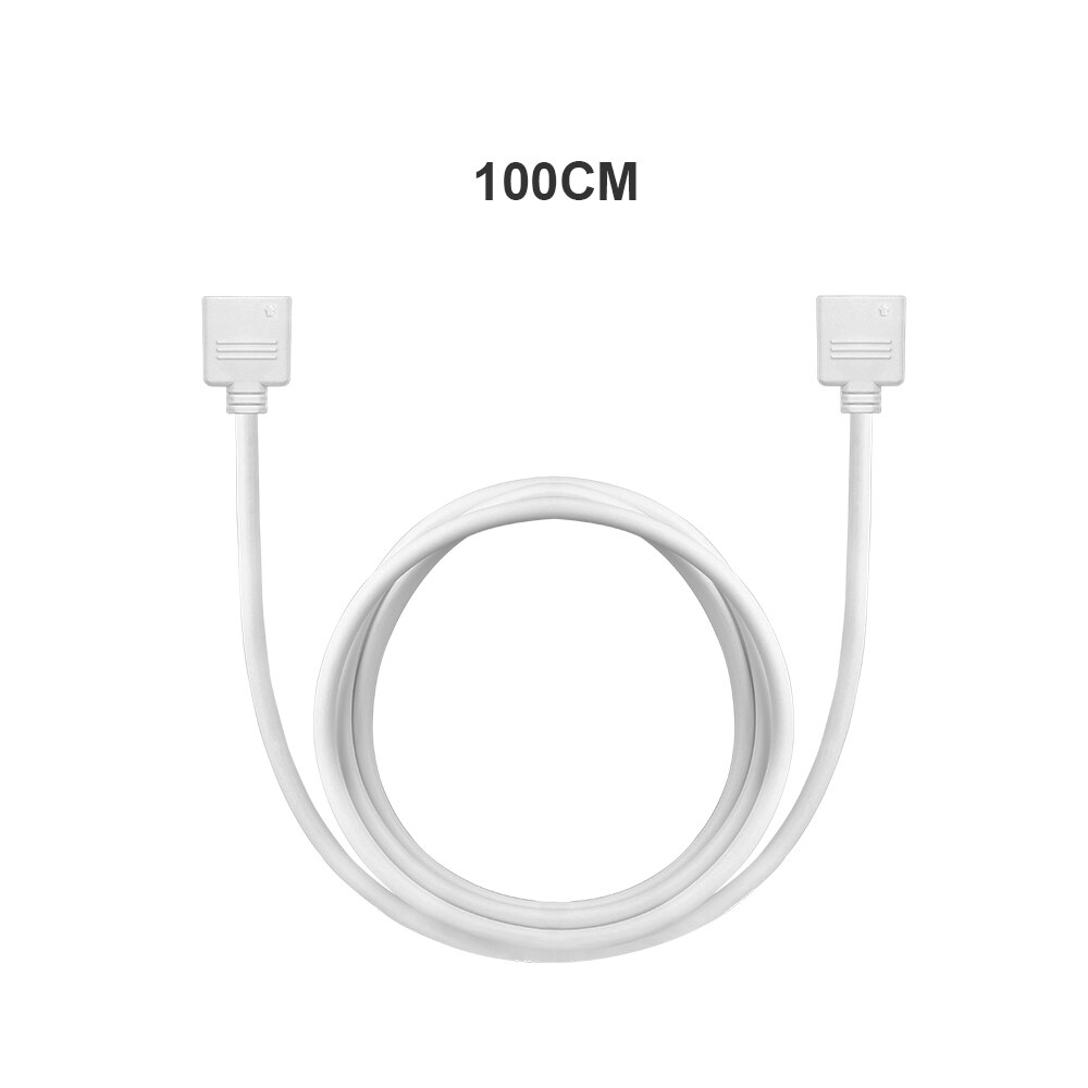 4PIN RGB Connector 5PIN RGBW/WW Verlengkabel Dubbele Side Extension LED Connector Hoek Kabel LED Strip Strip verbinding