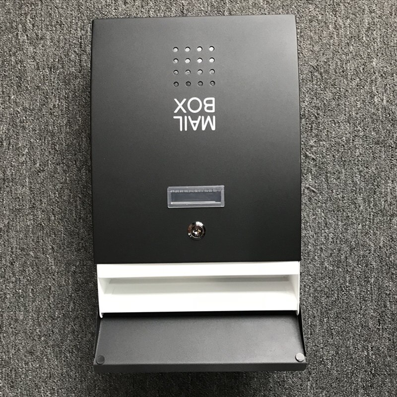 ALWASYME Wall Mounted Mailbox Vertical Locking MailBox Front Porch Residential Outdoor For Postal Service Garden Apartment