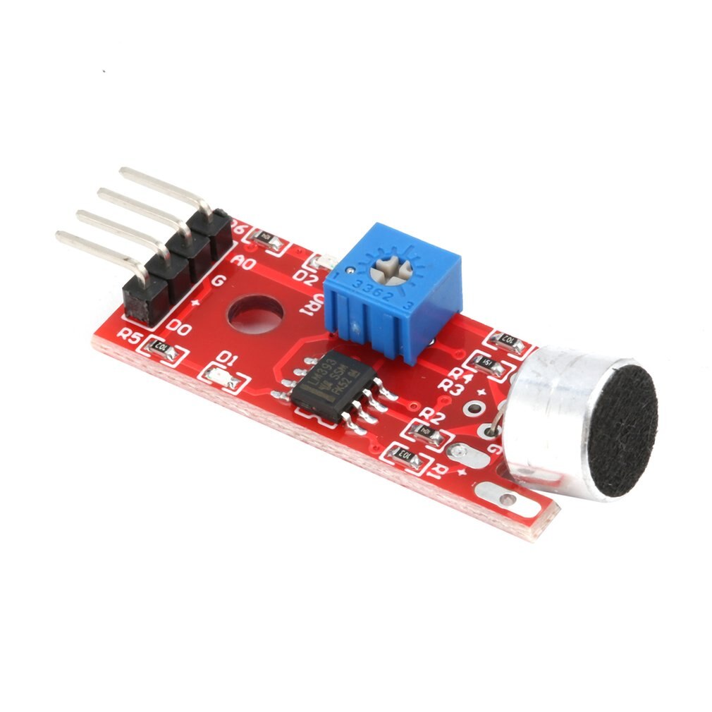 Módulo con Sensor de detección de sonido, transmisor de micrófono, Robot inteligente, para Arduino, herramienta electrónica DIY, 4 pines, KY-037