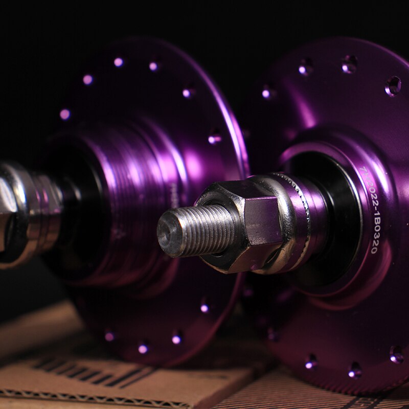 INTRO7 Bicycle Fixed Gear Hubs Front Rear 20H 24H 32 Holes Lightweight Sealed Bearing Fixie Bike Track Hub Bicycle Parts