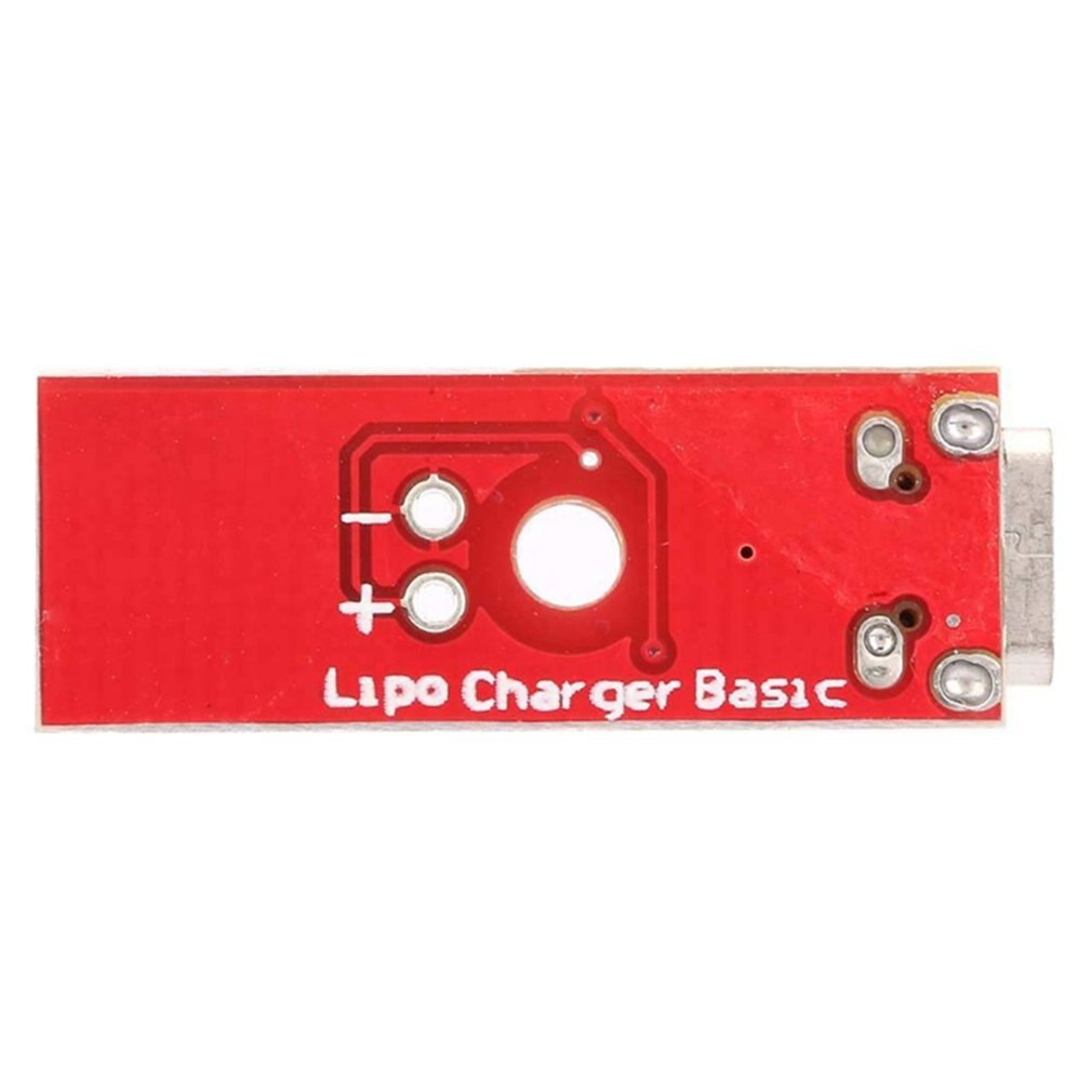 Lipo Charger Basic Micro-Usb 3.7V Lithium Battery Charger 500Ma Mcp73831T Chip Battery Connector Micro-Usb Connector