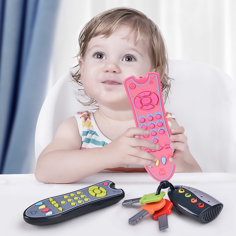 Baby Muziek Speelgoed 0-12 Maanden Stop Huilen Vocal Smart Mobiele Telefoon Sleutel Educatief Speelgoed Voor Kinderen Baby Leren machine