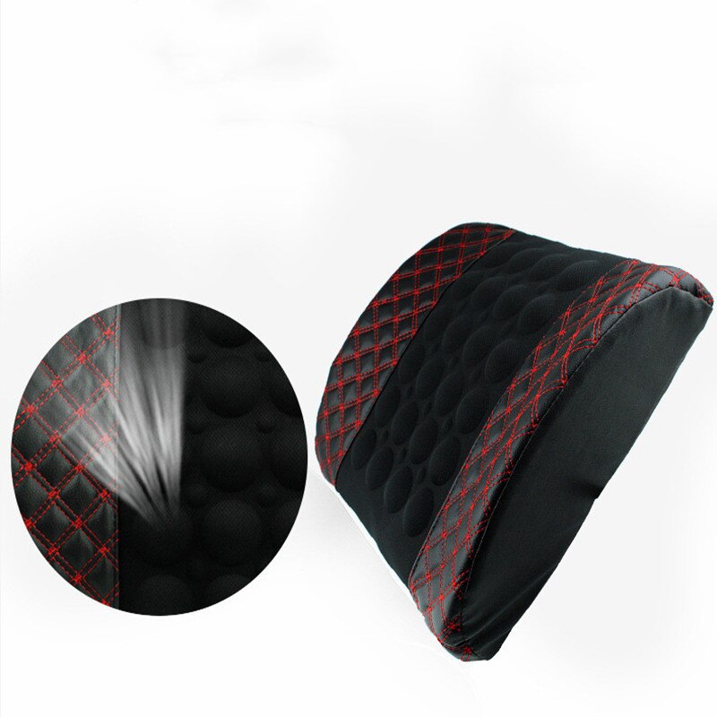 12V Car Massage Lumbar Cushion Car Electric Massage Cushion lumbar Massage Car Seat Back Cushion Waist support