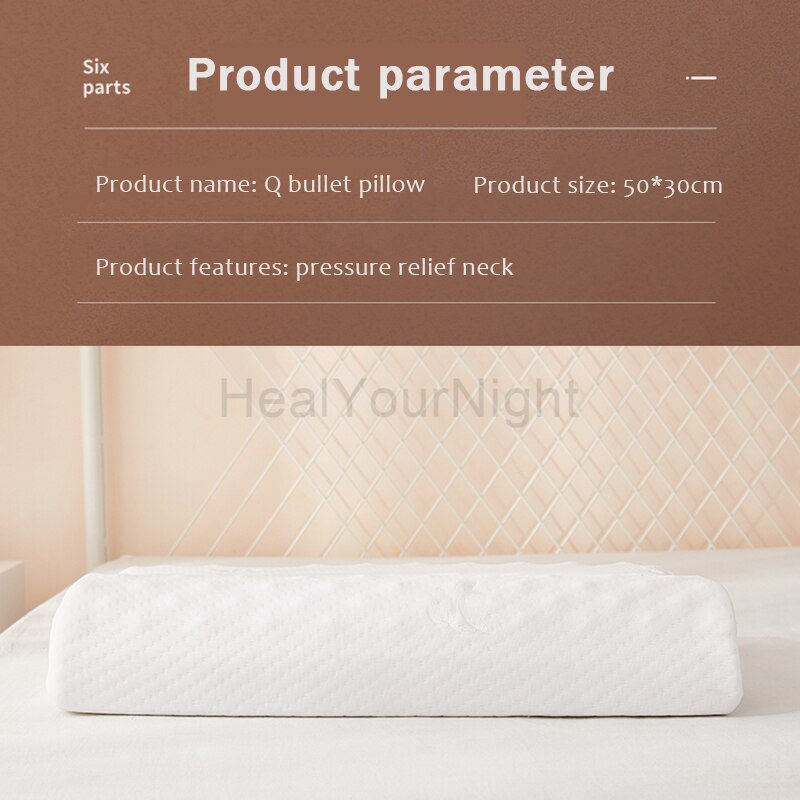 Natural Latex Pillow Orthopedic Massage Neck Cervical Spine Protected for Sleeping Latex Pillow Neck Pillows Pillow Slow Rebound