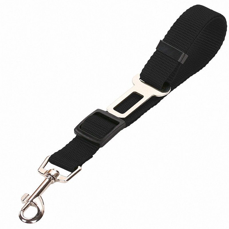 Hond Autostoel Riemen Harnas Voertuig 1 pcs Puppy Verstelbare Leider Clip Hond Levert Veiligheid Huisdier Producten: Black