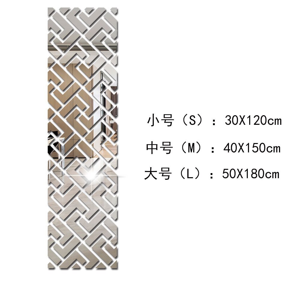 Decorate Home 3D geometry art wall mirror sticker decoration Decals mural painting Removable Decor Wallpaper LF-1181