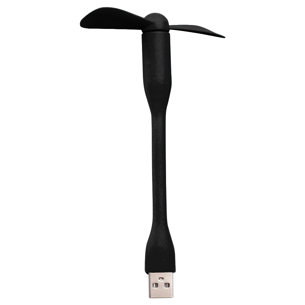 Flexible Portable Mini USB Fan for Power Bank Notebook Desktop Computer Summer Gadgets Summer Travel Cooling Cooler: Red