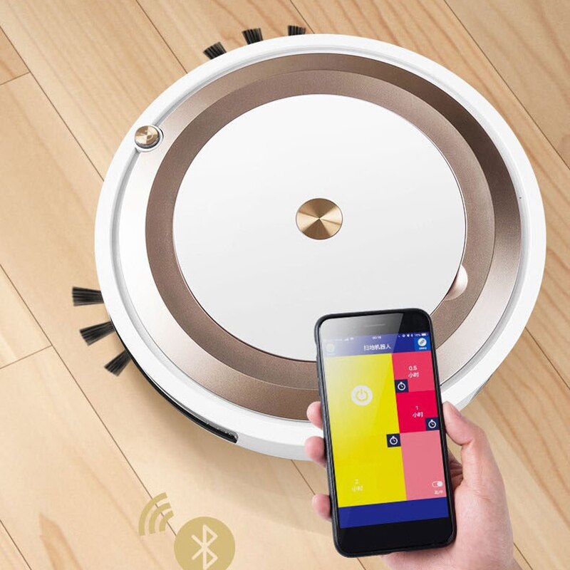 Mini Home Sweeper Smart APP Remote Control Sweeping Robot 3-In-1 Sweeping and Washing Cleaner