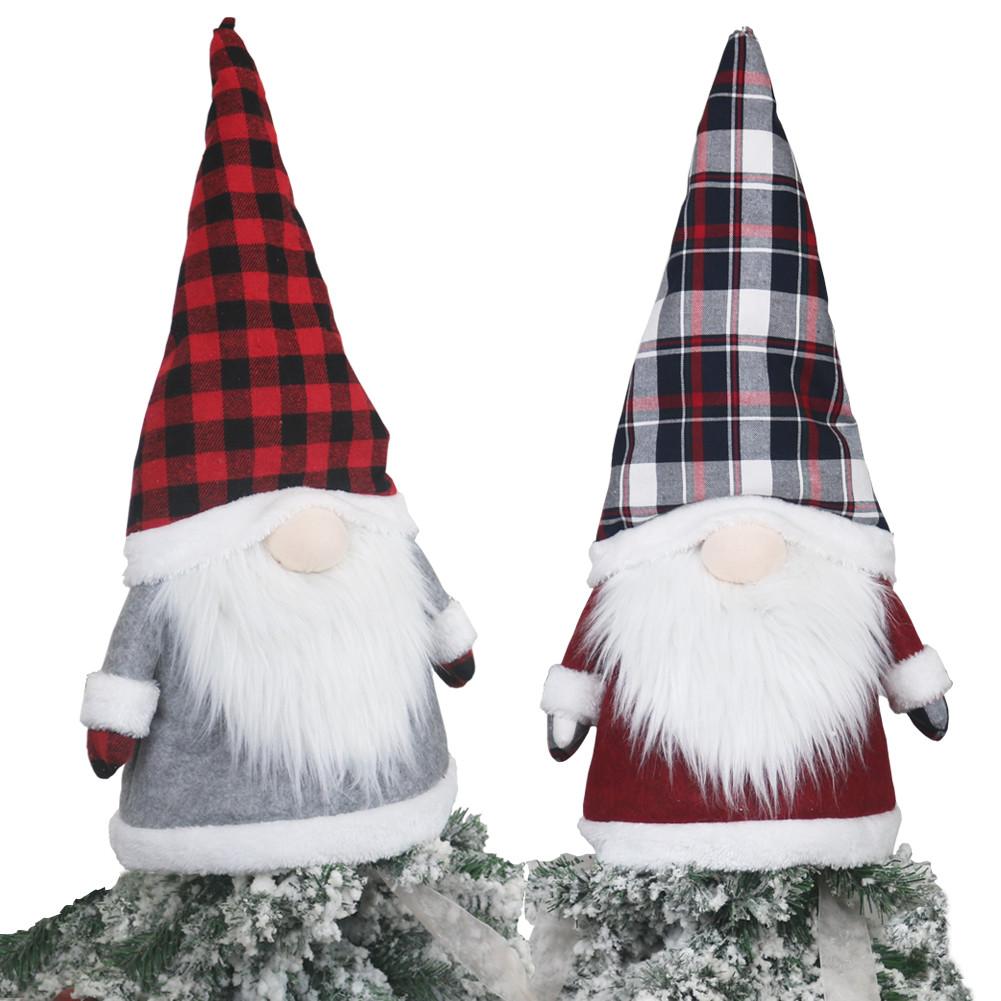 Christmas Santa Gnome Pluche Pop Zweedse Gnomes Tomte Ornamenten Kerst Elf Decoratie Navidad Kerst Ornamenten