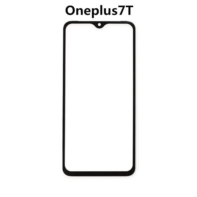 2 pcs Front Glass For Oneplus 5 5T 6 6T 7 7T 8T 9 9R One Plus Touch Screen LCD Outer Panel Lens Repair Replacement Part + OCA
