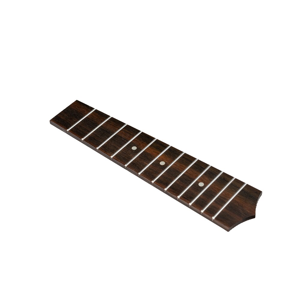 NAOMI Rosewood Ukulele Fretboard 21 Inch Uke Fingerboard 12 Frets White Dots Inlay DIY Ukulele Accessories