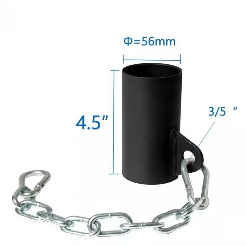 Barra en T de 25/50mm, accesorio para mina de tierra, mango de mancuerna multiagarre para ejercicios de tríceps en cuclillas Deadlift, equipo de Fitness para gimnasio en casa: TL 50mm