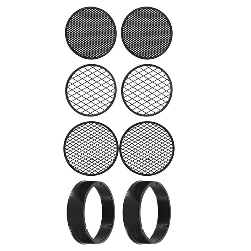 2 Sets/8pcs Mesh Sifting Pan Garden Sieve Gardening Tool Riddle Soil Sieve Set