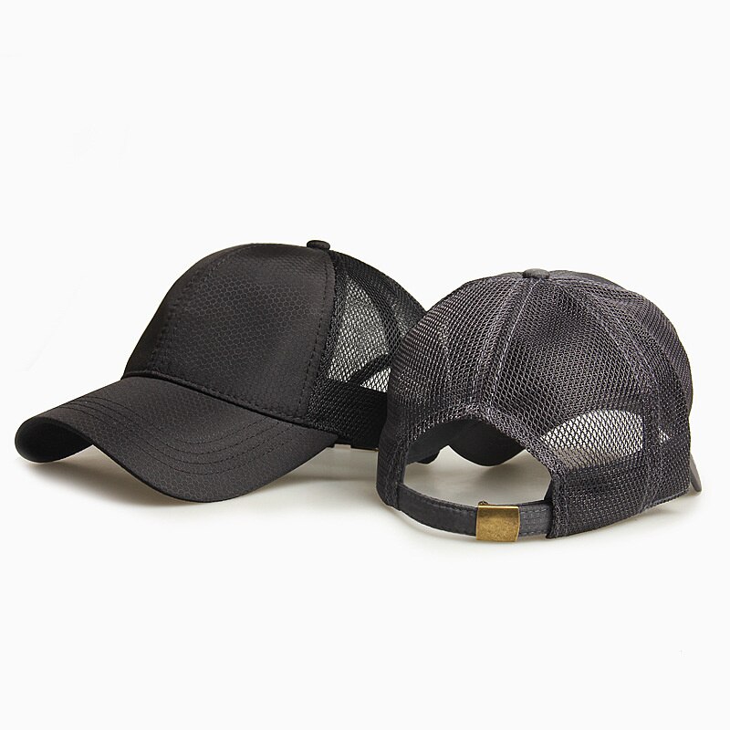 2022 masculino verão legal malha sol boné grande cabeça homem mais tamanho boné de beisebol 55-60cm 60-65cm