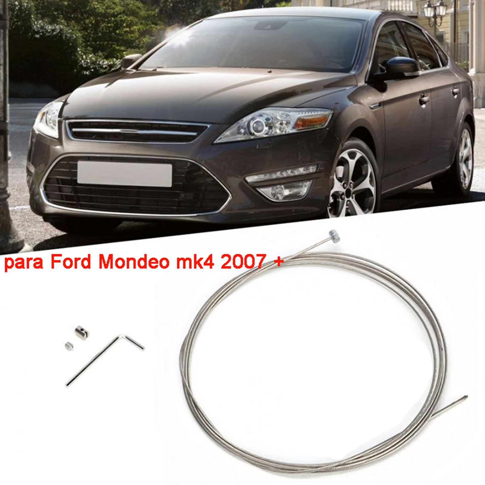 Broken Snapped Bonnet Release Cable Repair Kit for Ford Mondeo MK4 2007+