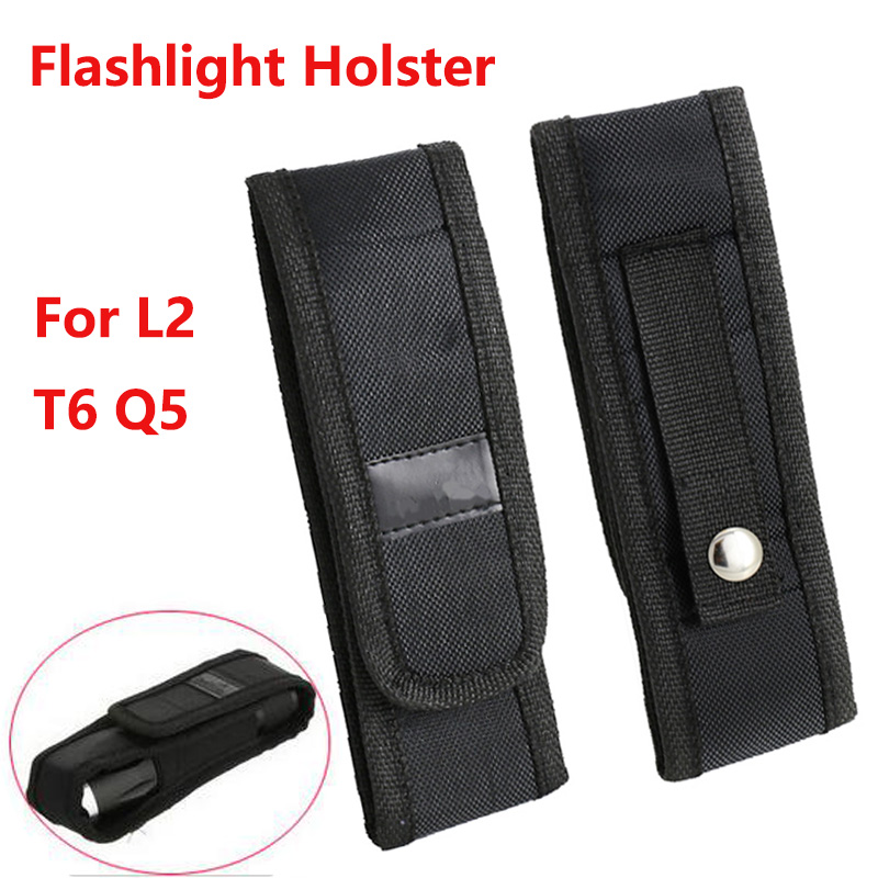 Draagbare LED Zaklamp Holster Pouch Nylon Torch Case Pouch Torch Cover Voor Zaklamp 501B 502B C8-15.5 cm Tot 18cm Torch
