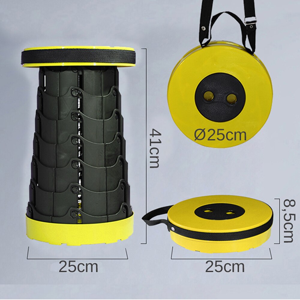 Pikas-silla telescópica portátil y plegable