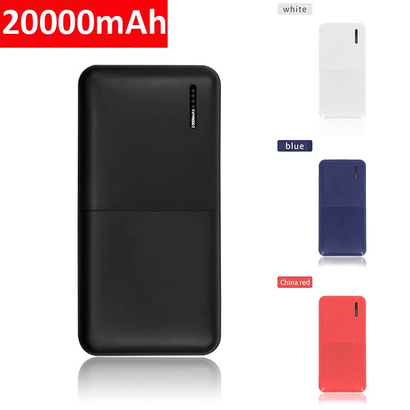 Power Bank 20000mAh Portable Fast Charger PowerBank 20000 2 USB Type C Poverbank External Battery Powerbank For Xiaomi Mi iPhone