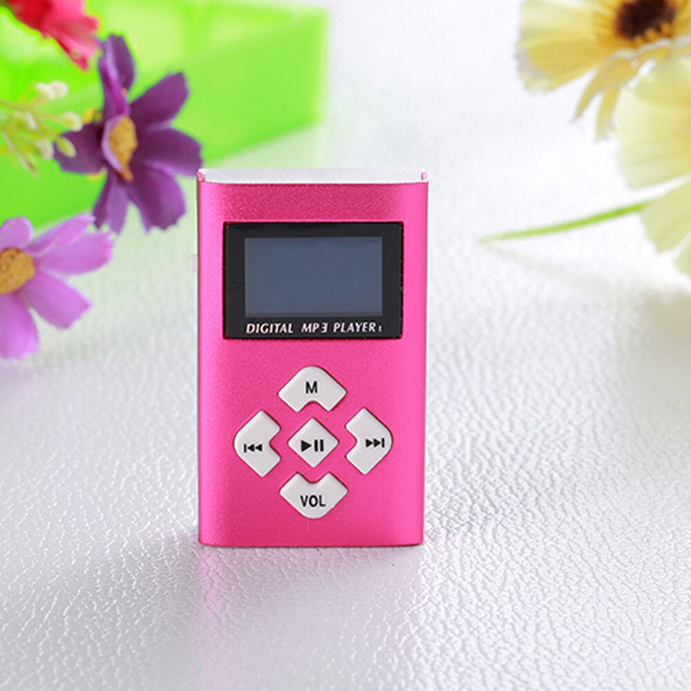 Slick stylish USB Mini MP3 Player LCD Screen Support 8GB Micro SD TF Card#T2