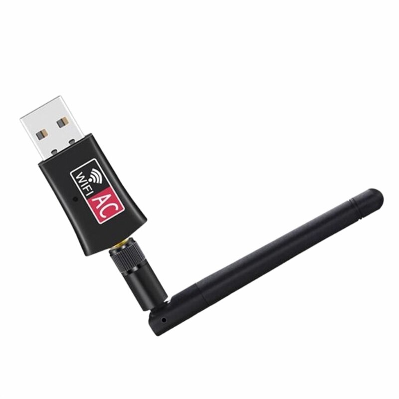 External Antenna Dual Band Wireless Network Card WiFi Receiver WiFi Receiver 11Ac600M Computer External USB